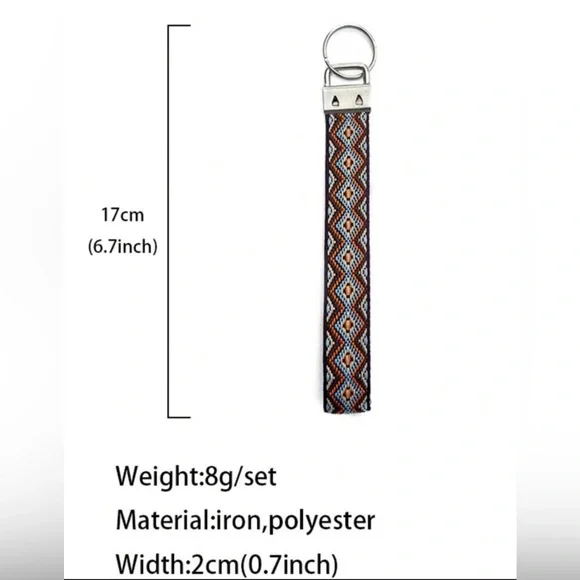 Aztec Patterned Keychain - Picture 2 of 2